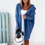 Herbstlicher Damen Kapuzen-Cardigan – Noelia
