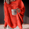 Damen Herbstpullover aus Rippenstoff mit asymmetrischem Saum – Annelie