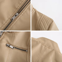 Stylisches Leder Damenjack – Elin