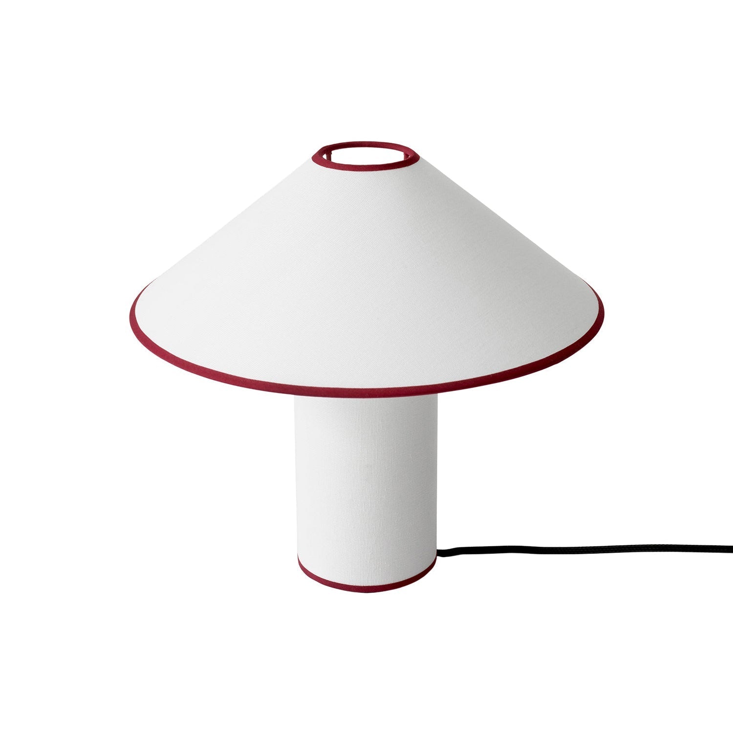 Tischlampe mit Stoffschirm – Lunara