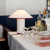 Tischlampe mit Stoffschirm – Lunara