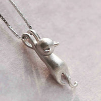 925 Sterling Silber Verspielte Kitty Halskette - Mia