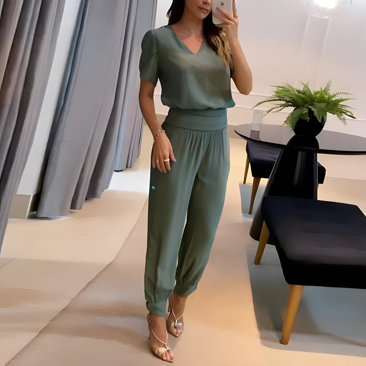 Modisches Blusen-Set mit Hose – Komfort & Stil vereint – Fabienne