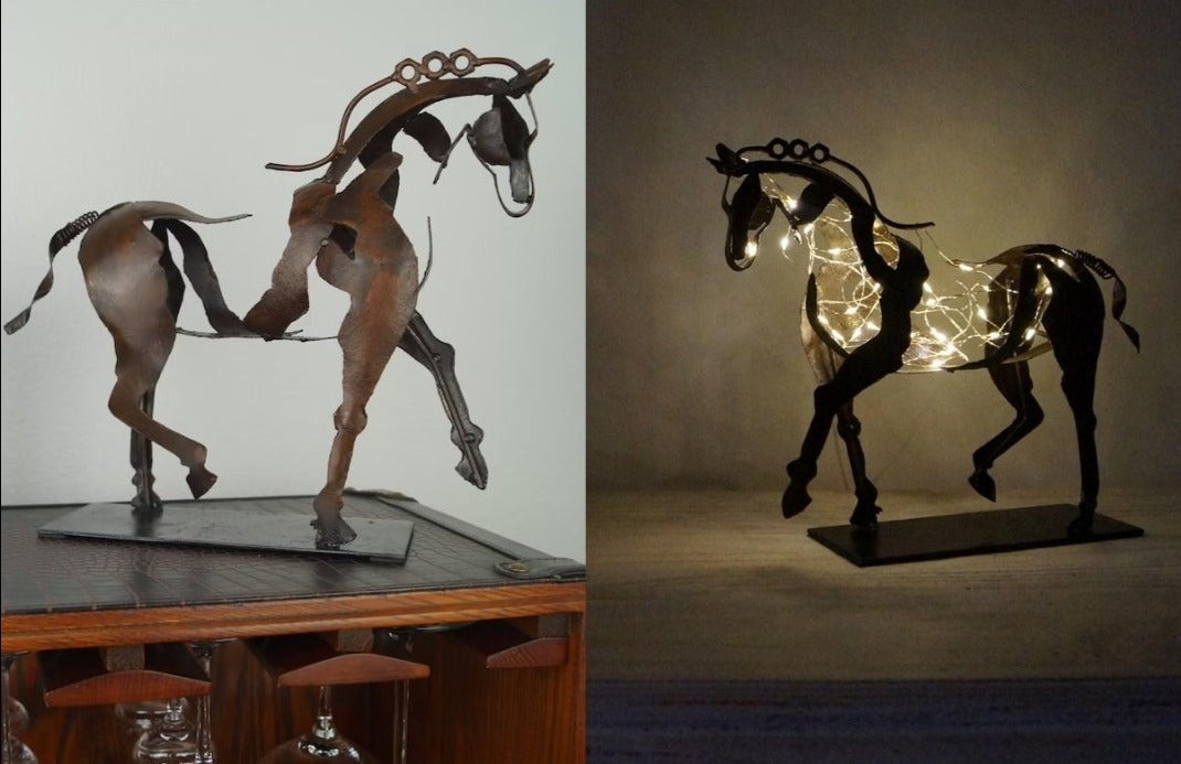 Handgefertigte Pferdefigur – Ferro