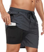 Schnelltrocknende Herren Bade-Shorts mit Stretch & Handytasche – Jonas