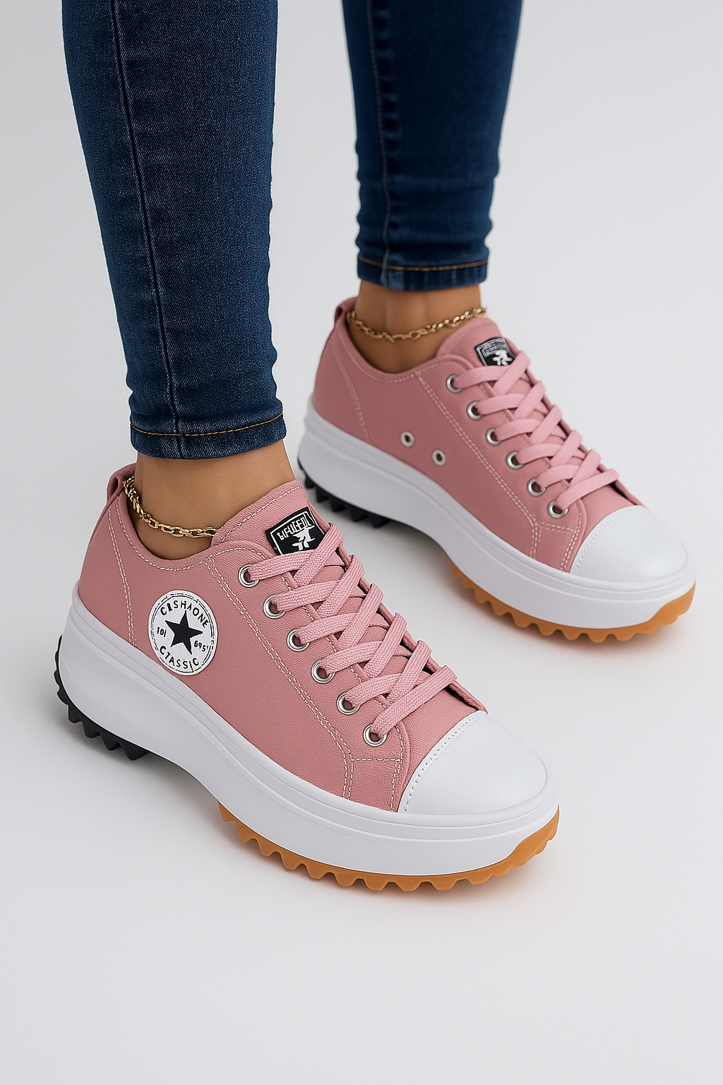 Plateau-Sneaker mit Absatz – Dalia