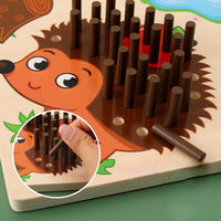 Montessori Rechen- und Sensorikspielzeug für Kleinkinder - ZählenMitStacheln