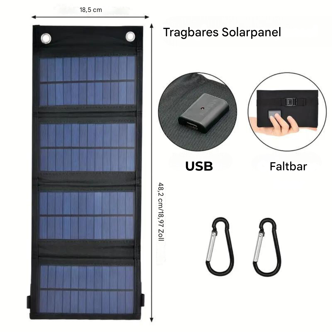 Faltbare Solar-Powerbank - SolarMate