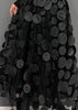 Rock mit Polka-Dots und Fließendem Schnitt – Fleur
