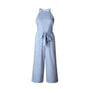 Luftiger & Stilvoller Damen Jumpsuit mit Taillengürtel und Streifen – Nayla