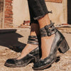 Komfortable & stilvolle Damen Lederschuhe mit rutschfester Sohle – Amalia