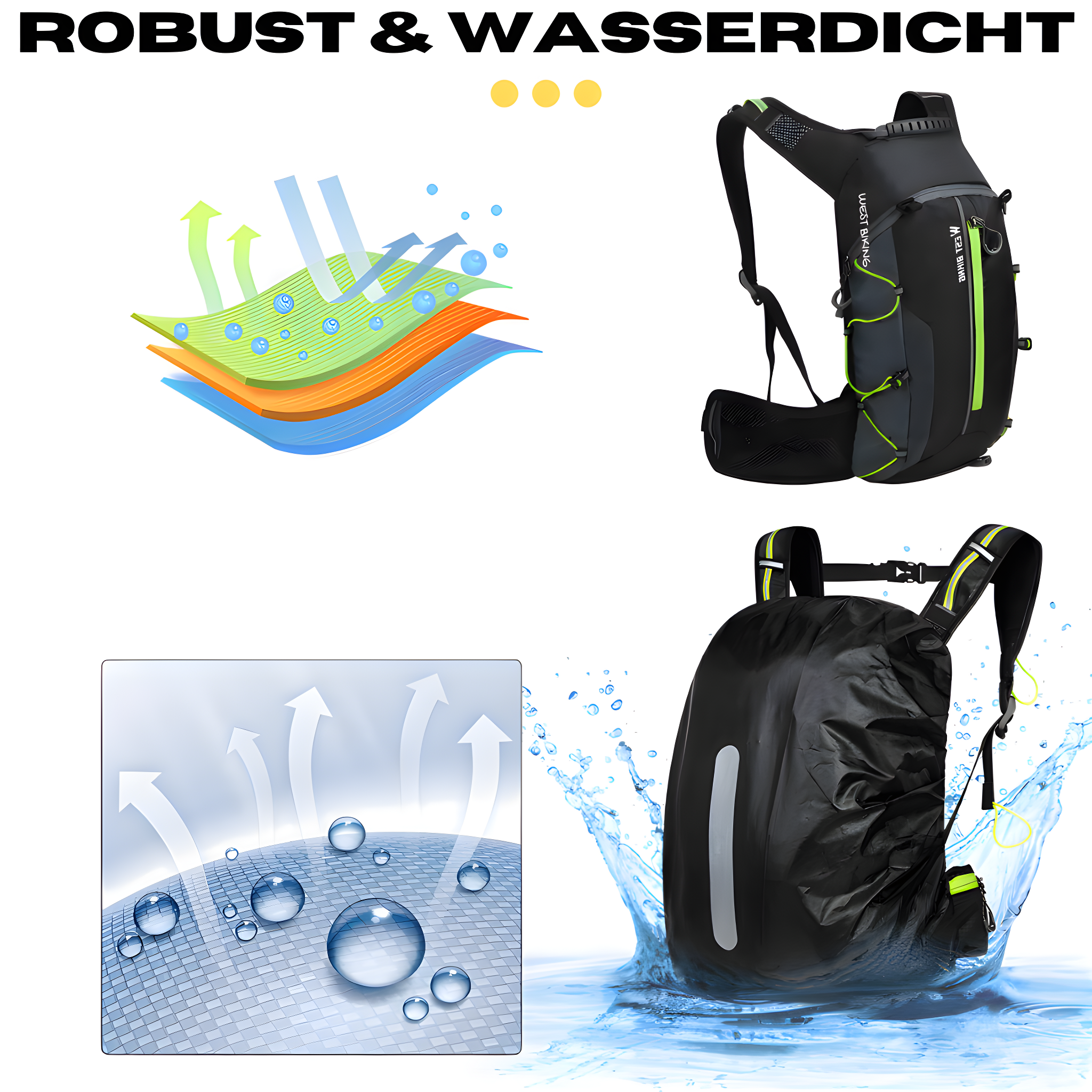 Multifunktionaler Hydratationsrucksack – HydroRide