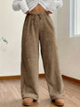 Weiche Teddy Sherpa Loungehose für Damen – Noémie