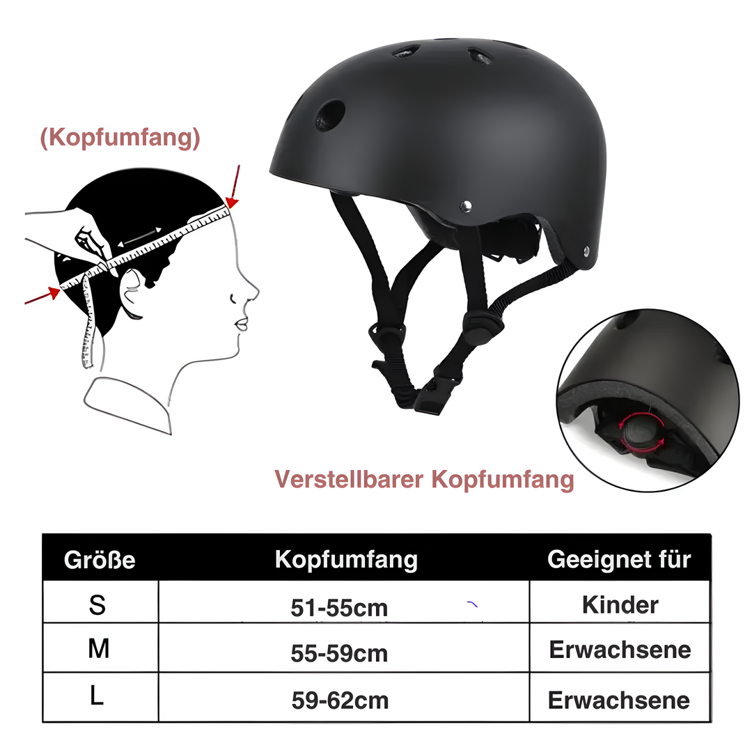 Bequemer Fahrradhelm - SafeRide Fahrradhelm