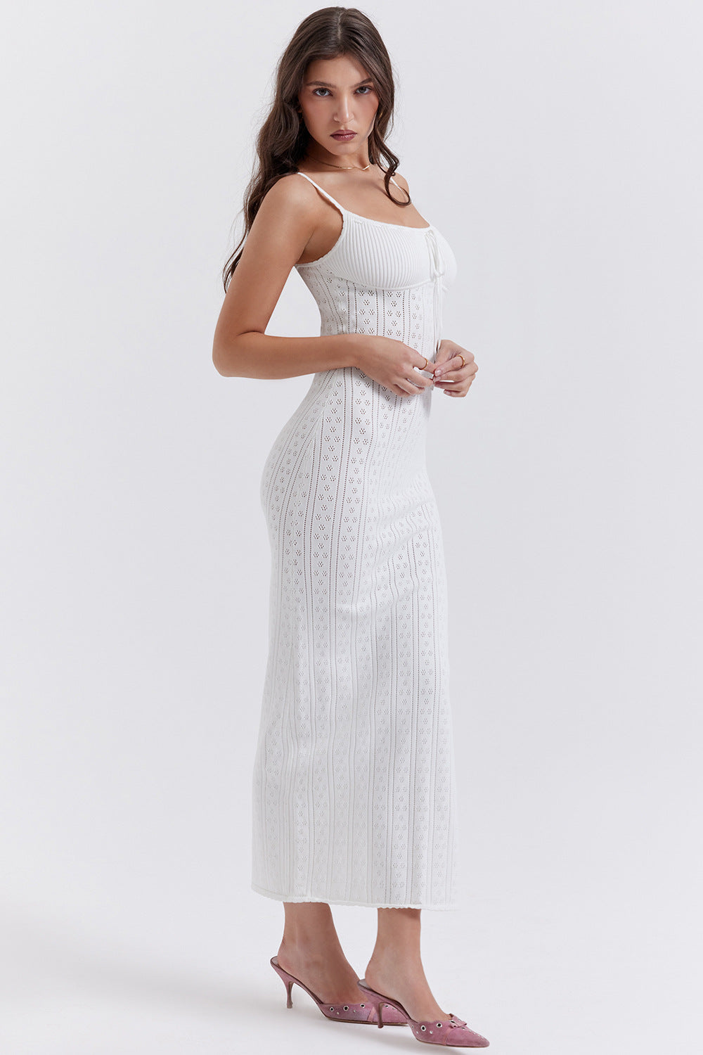White Crocheted Boho Summer Dresses – Lyra