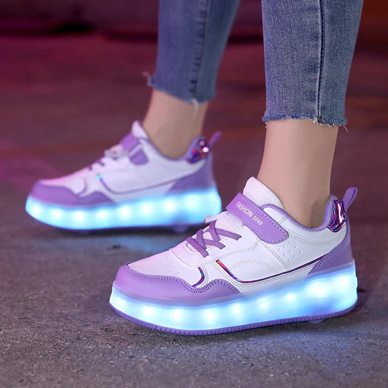 Orthopädische LED Rollschuhe - Zoe