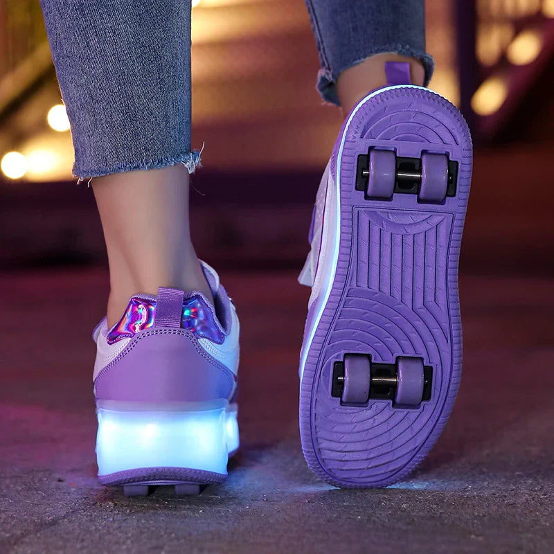 Orthopädische LED Rollschuhe - Zoe