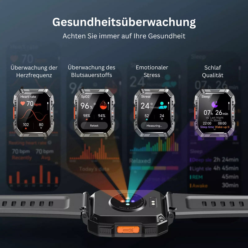 Robuste Smartwatch für Abenteurer - TrailMate