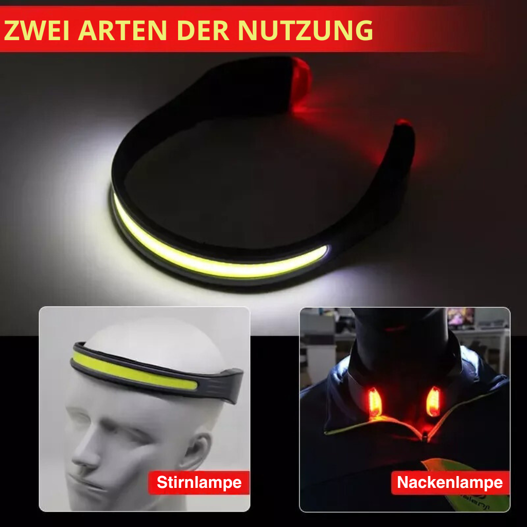 Leistungsstarke Stirnlampe mit Breitstrahl-LED – BrightBeam