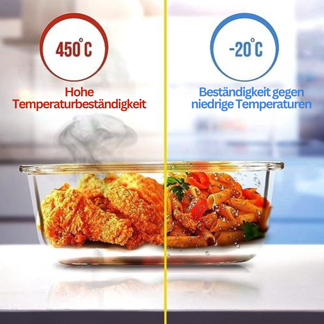 Lunchbox made of borosilicate glass – GlassGuard Bento