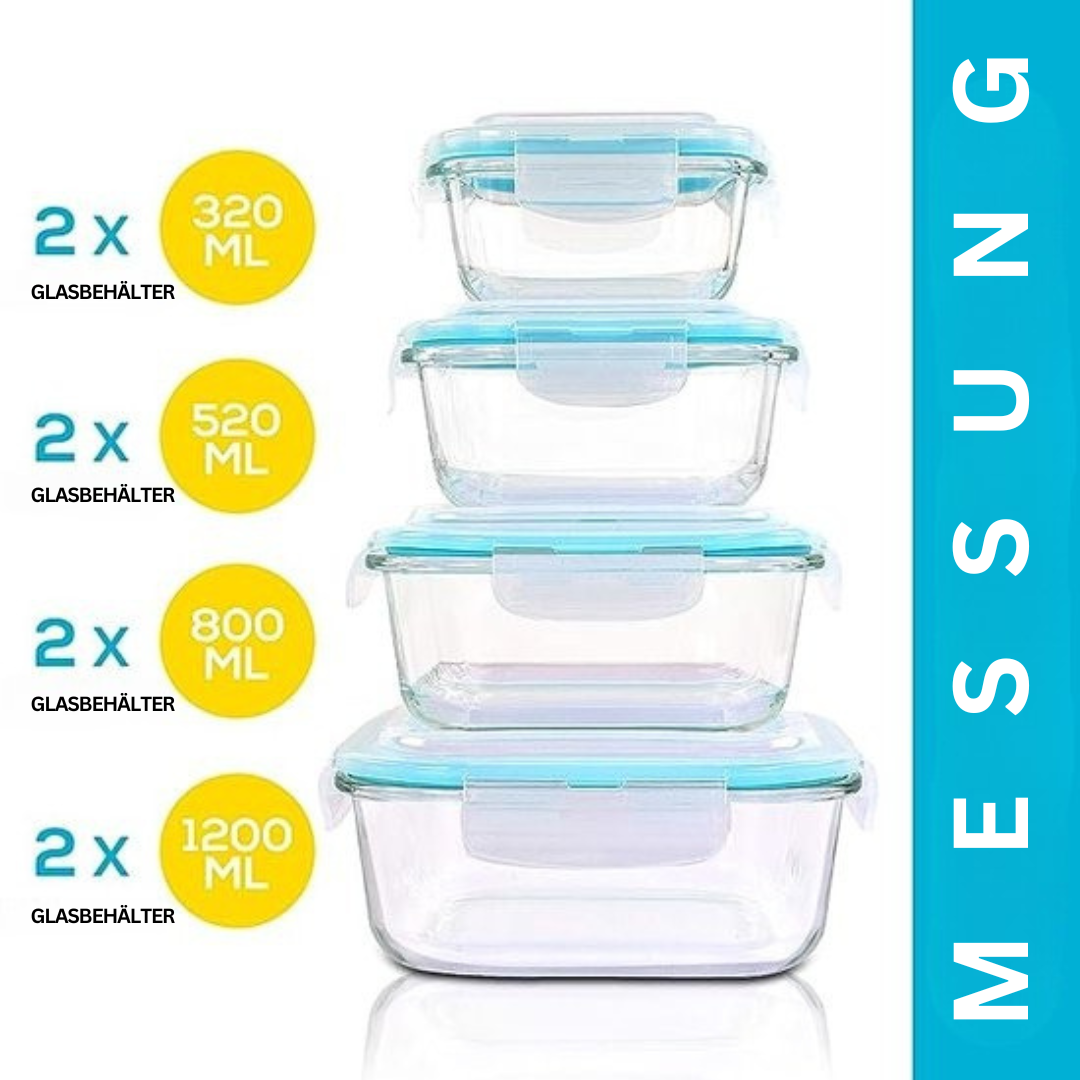 Lunchbox made of borosilicate glass – GlassGuard Bento