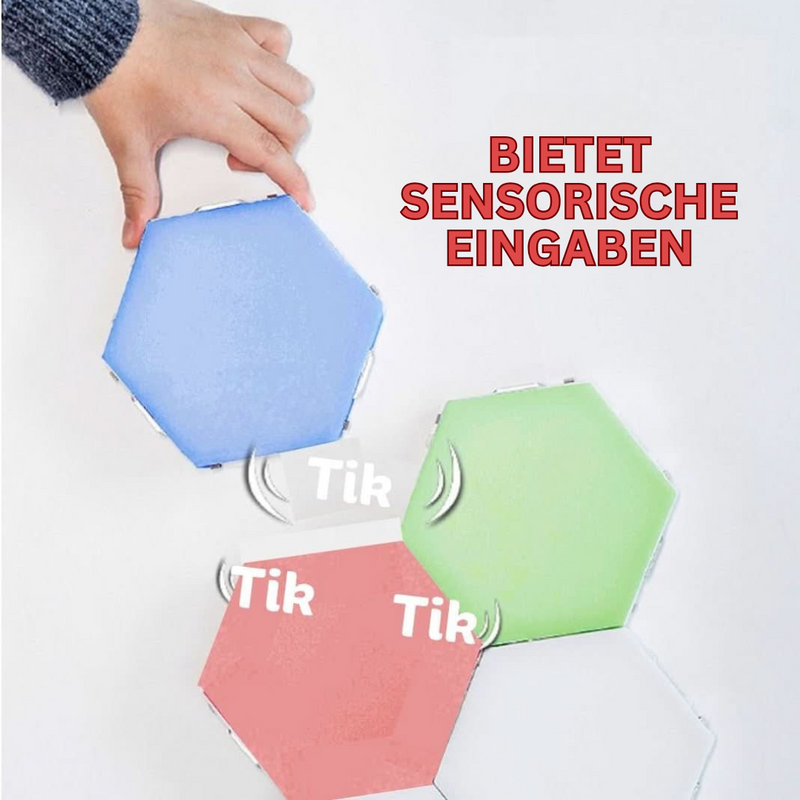 Interaktive Sechseckige Beleuchtung – GlowHex