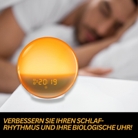 Natürliche Radiowecker mit Wake-up Light - GlowRise