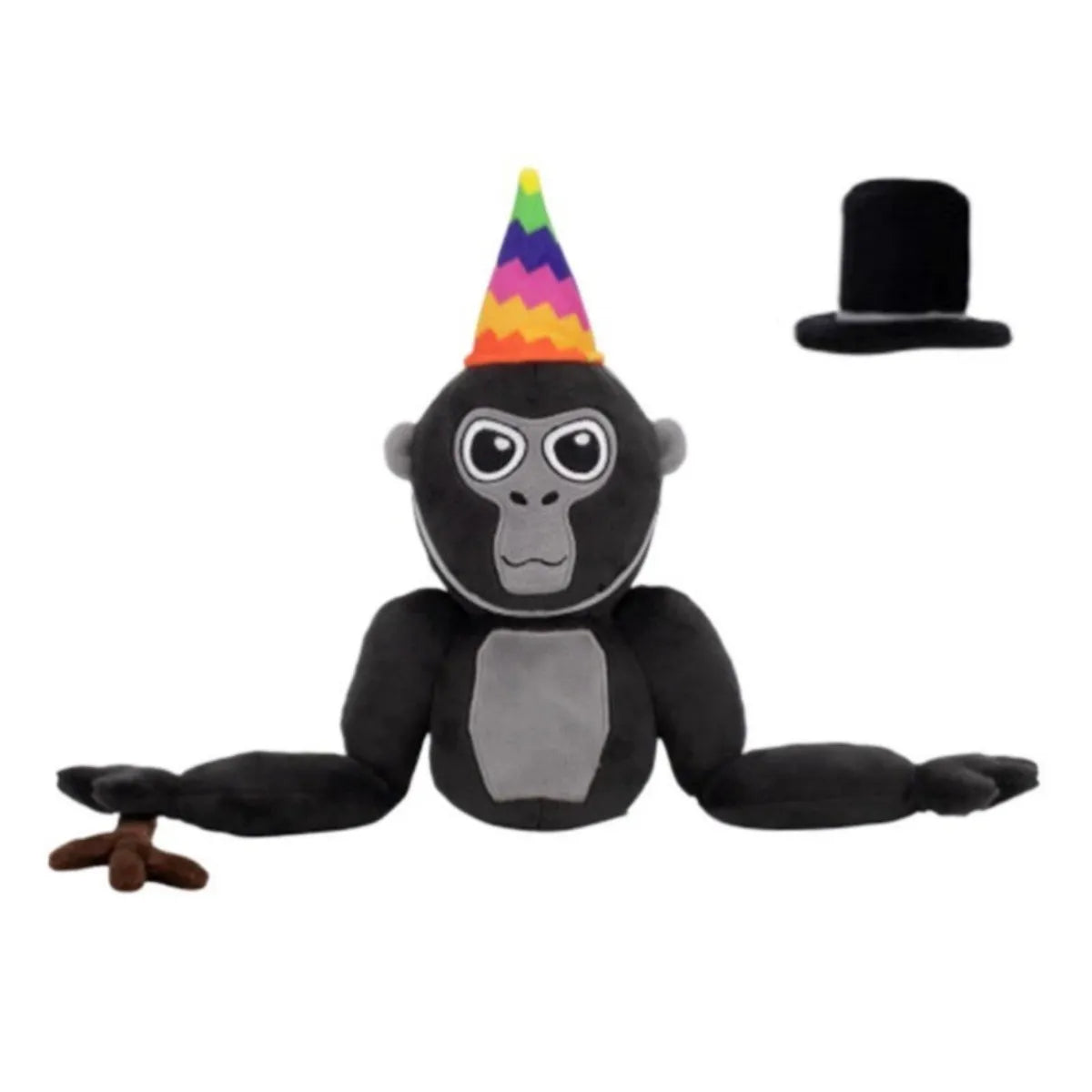Bunte Gorilla-Plüschfigur – FunkyGorilla