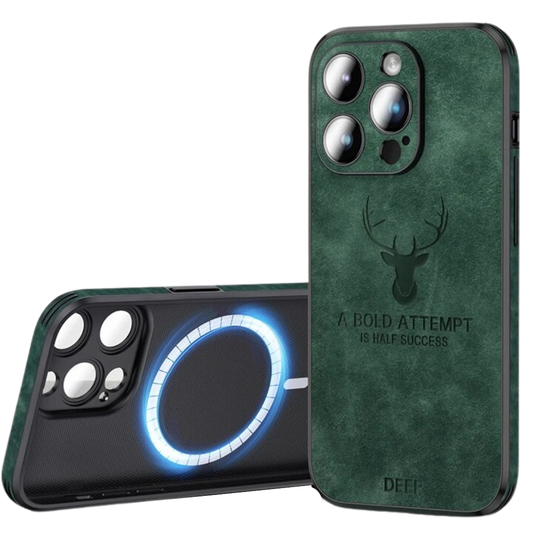 Luxe Hirschleder iPhone Hülle - Veltro