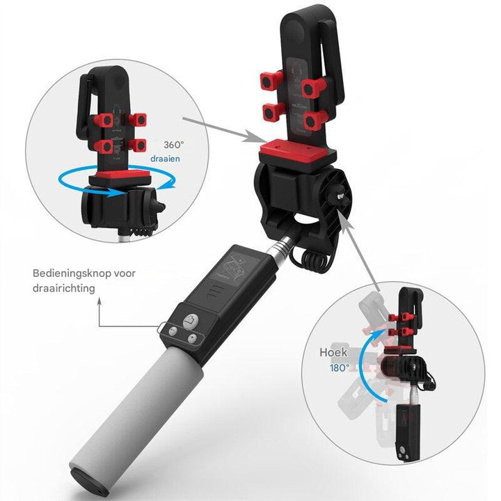Bluetooth Selfie Stick with 360° Rotation – SpinShot