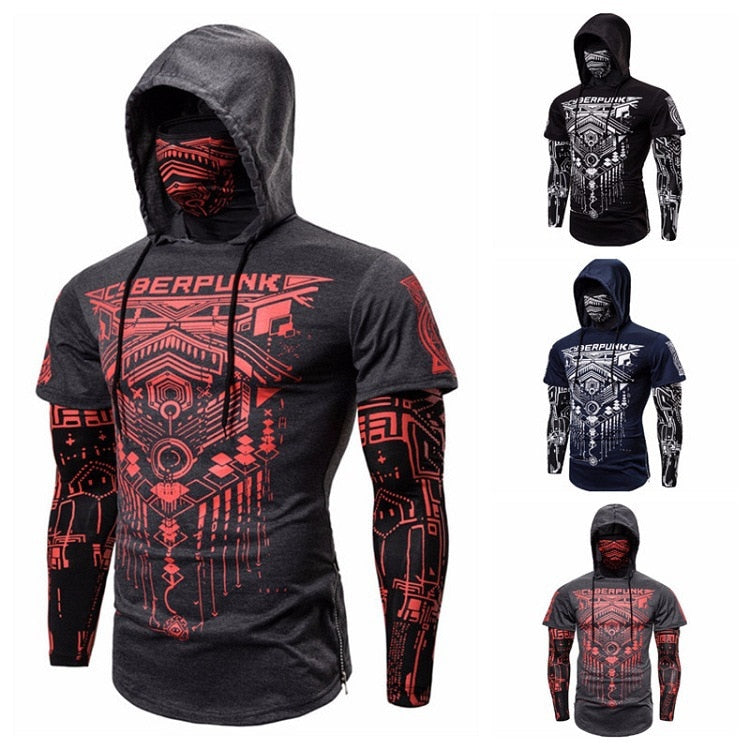 Herren-Hoodie mit integrierter Skull-Maske – Herbst-Edition ShadowX