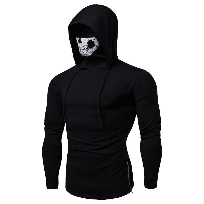 Herren-Hoodie mit integrierter Skull-Maske – Herbst-Edition ShadowX
