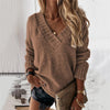 Casual V-Ausschnitt Strickpullover - Layla