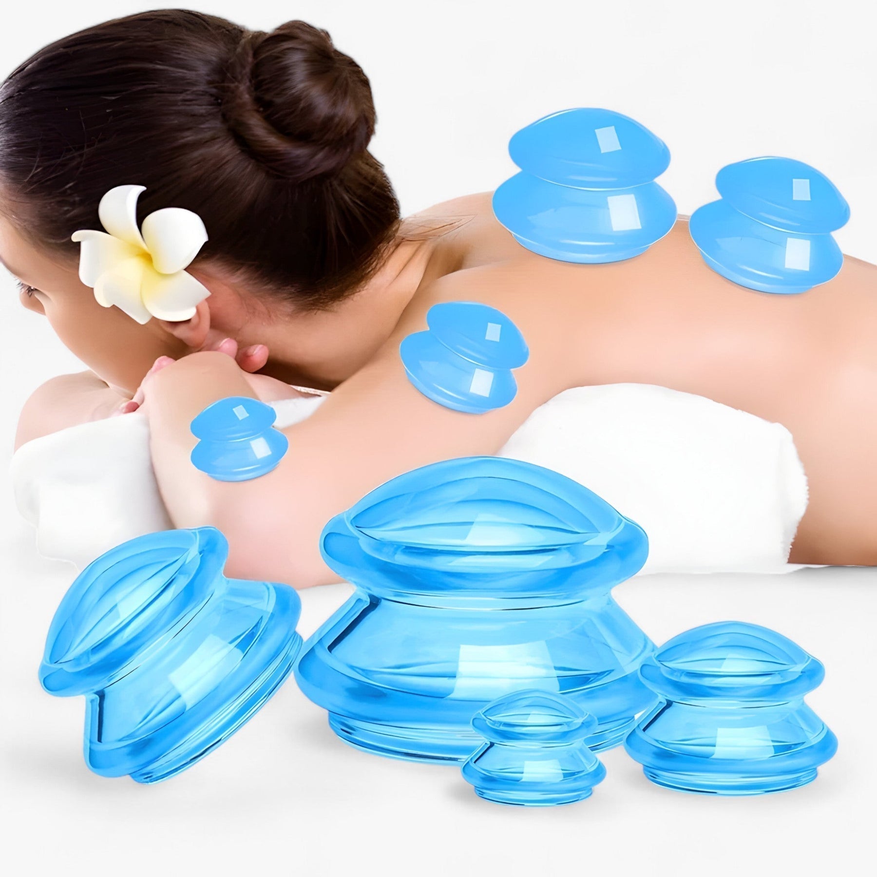 Silikon-Cupping-Therapie-Set - GlowCupp