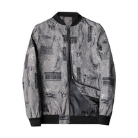 Abstract Bedruckte Herren-Bomberjacke - Enzo