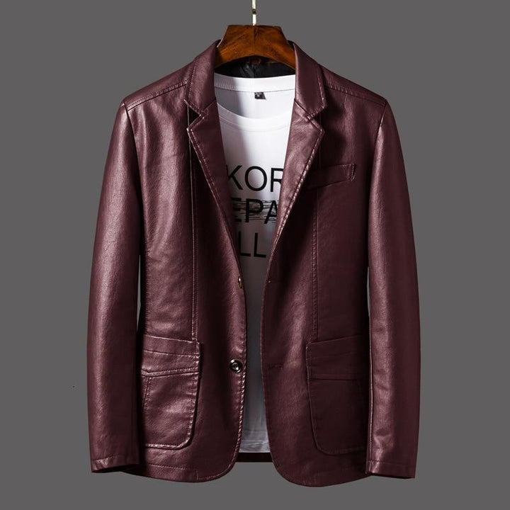 Herren-Lederblazer – Leonardo