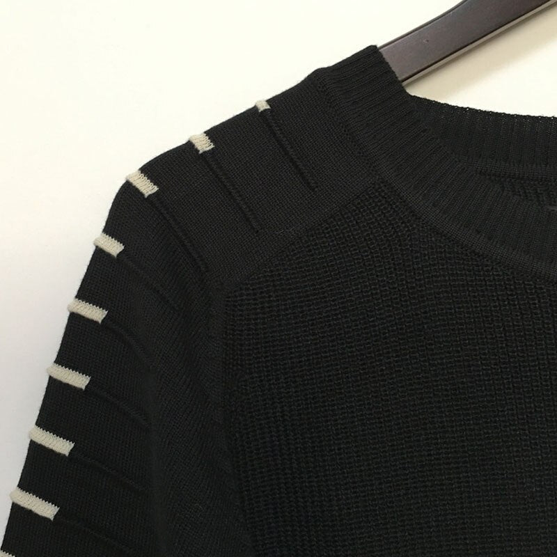 Herren-Strickpullover mit Streifendetails – Lukas Herbstedition