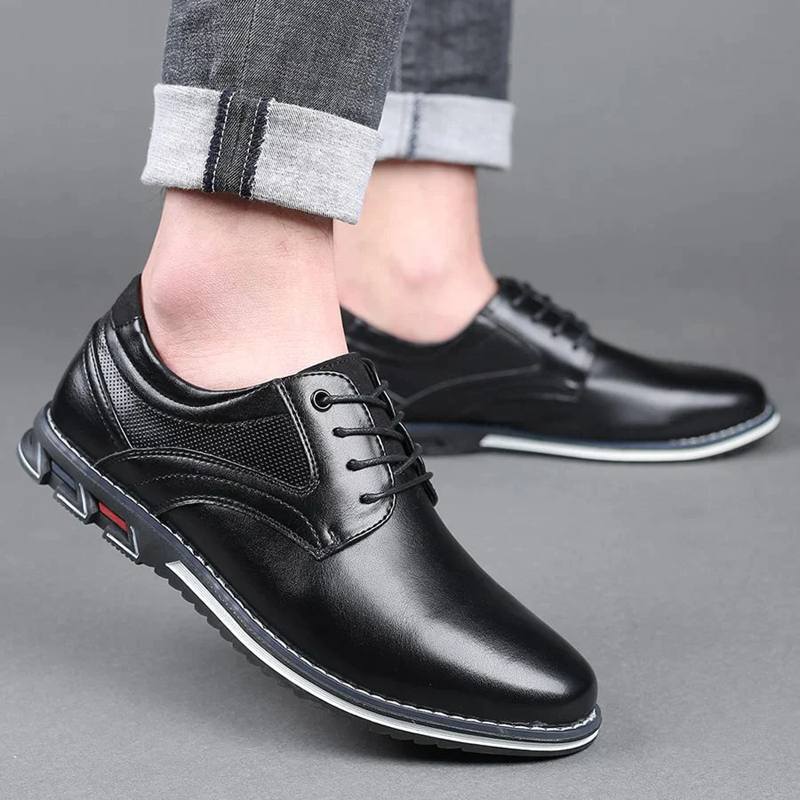 Orthopädische Leder Herrenschuhe – Finn