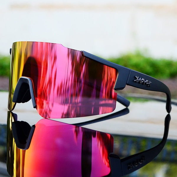 Sportliche Spiegelnde Fahrradsonnenbrille - Veloshade
