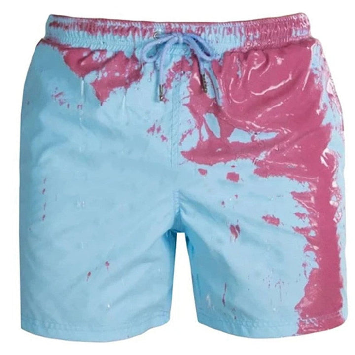 Farbwechselnde Herren-Badeshorts mit Thermoeffekt – Sommer-Highlight 2025
