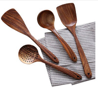 Natural Wooden Kitchen Utensils - RustiCook