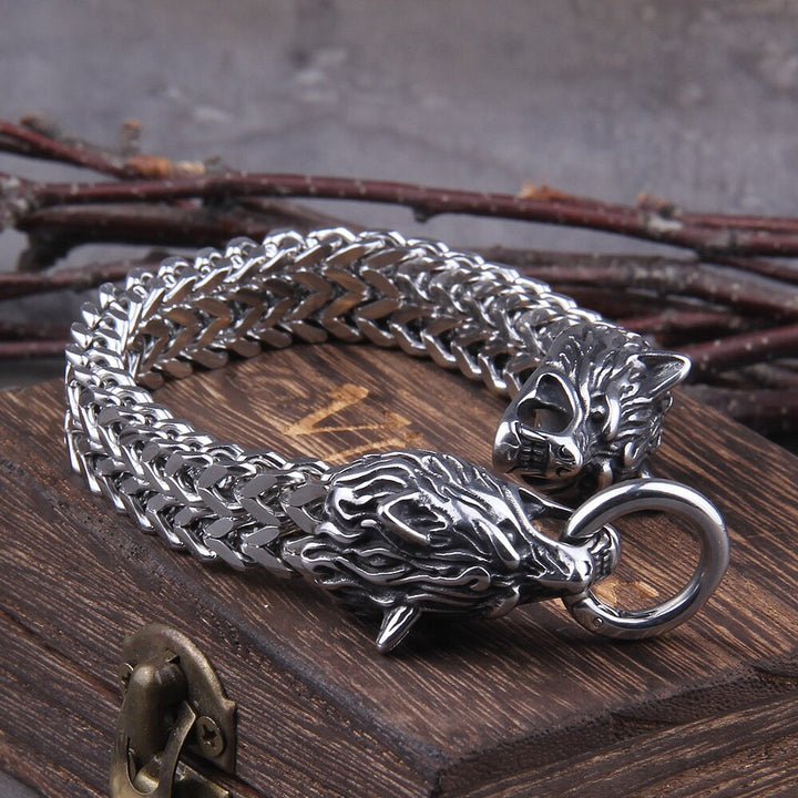 Viking Wolf Charm Bracelet – Ragnar