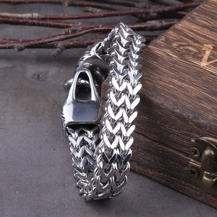Viking Wolf Charm Bracelet – Ragnar