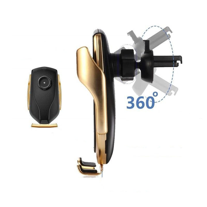 Automatic phone holder with wireless charger – GripCharge