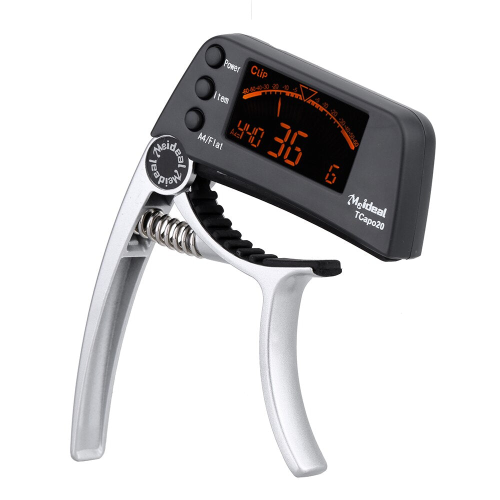 2-in-1 Gitarre Capo & Tuner – TuneGrip