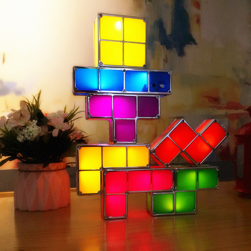Modulare Tetris Lampe - LumiBlocks