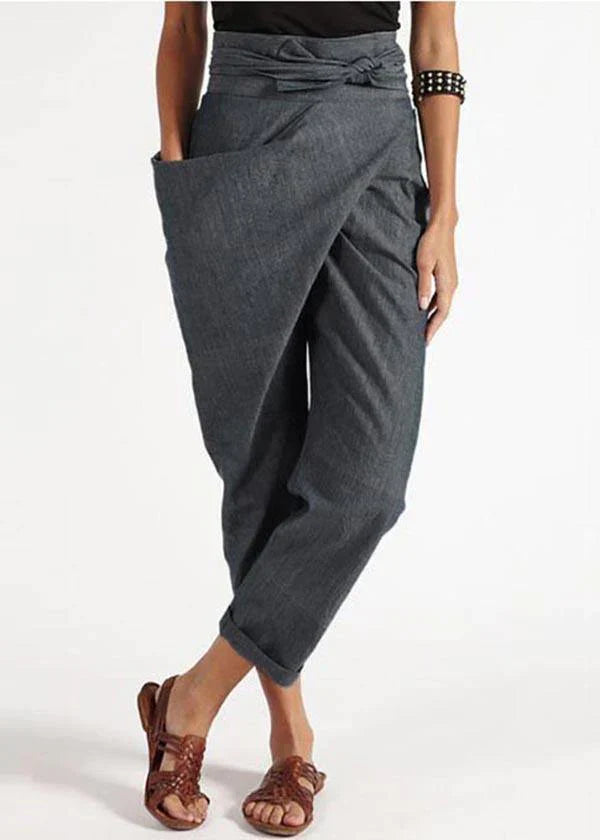 Modische Damen Haremshose mit hoher Taille – Romy