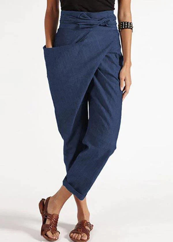 Modische Damen Haremshose mit hoher Taille – Romy