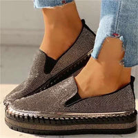 Glitzernde Damen Loafer mit Komfortsohle – Teyla