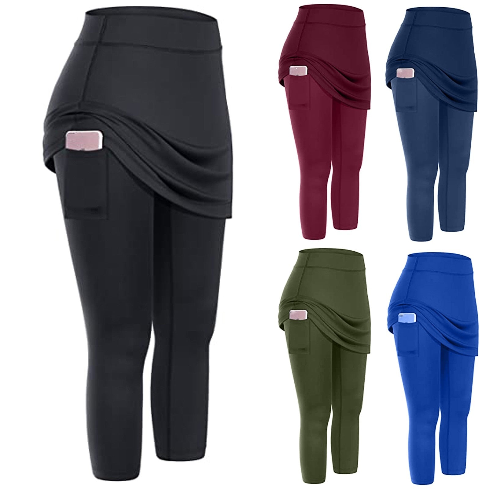 Rock-Leggings mit praktischen Seitentaschen – Mireille